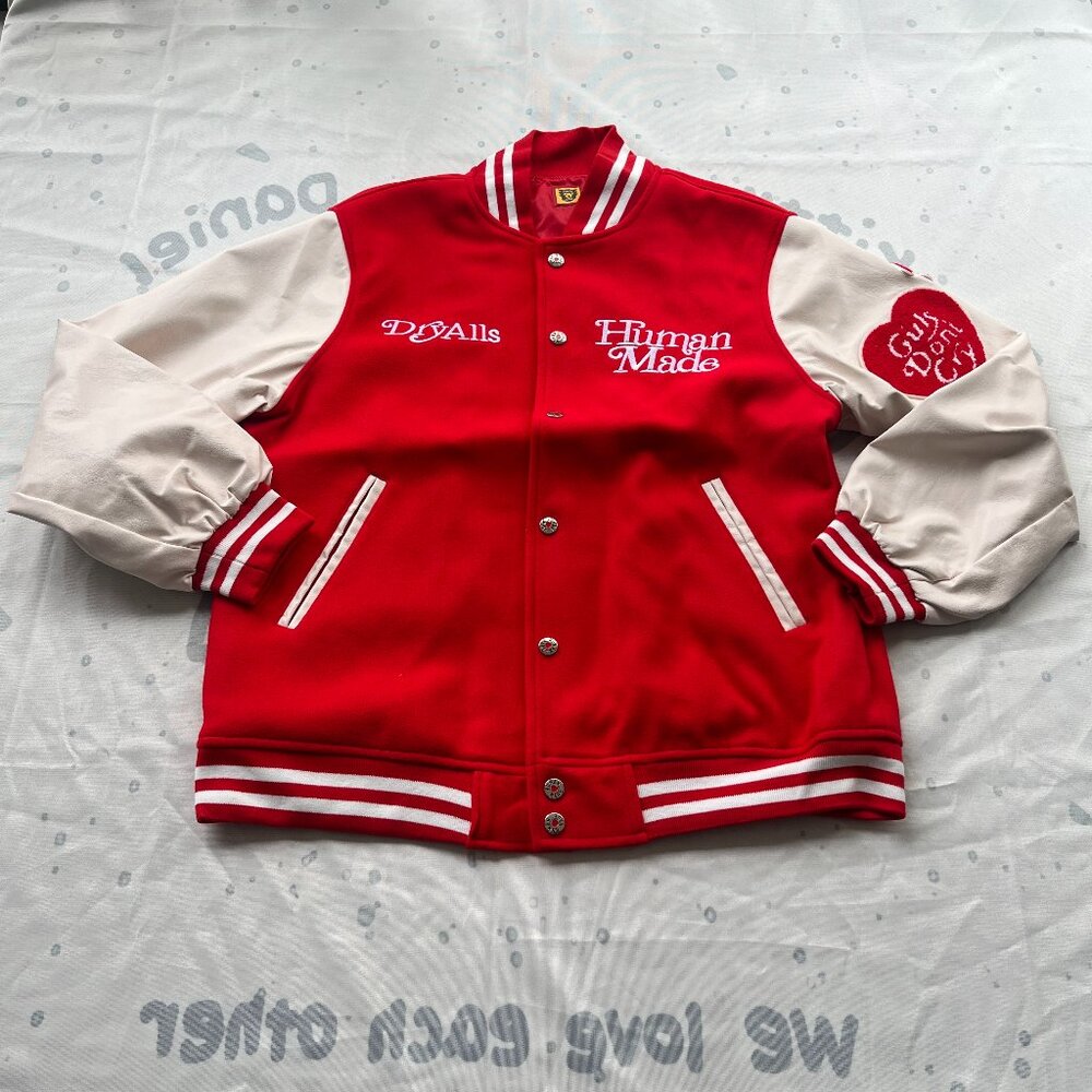 Human Made Red Baseball Jacket